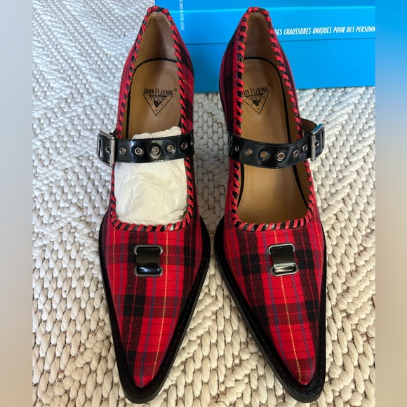 Fluevog Willow Mary Jane Heels - 12 - Picture 6 of 9